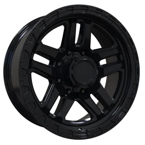 Envy Wheels – FFT-9 – Black – 18″x8.5″ 18mm – All weather Wheels – FFT9B-U18581651121518